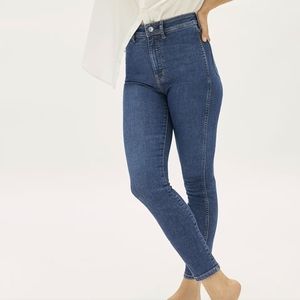 Everlane The Way High Front Skinny Jean in Vintage Blue Size 28 Regular, NWT